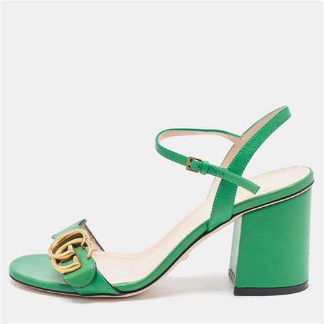 gucci marmont heels street|gucci marmont gg ankle strap.